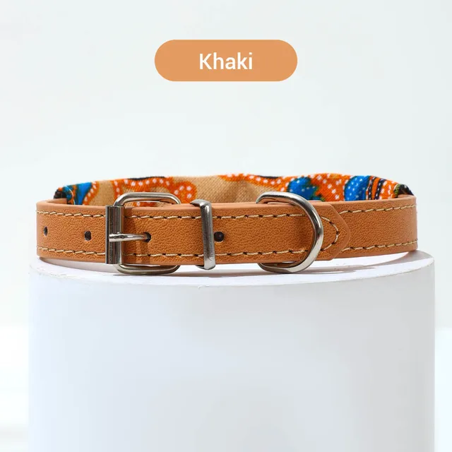 Adjustable Pets Banbana Collar PU Neck Scarf With Printed for Small Medium Large Dogs Cat Puppy Accessories Triangle Scarf XS-L 2