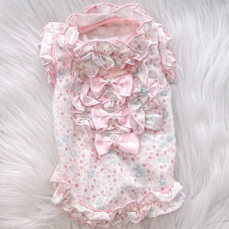 Small Dog Clothes T-Shirt Cat Puppy Vest Yorkshire Terriers Pomeranian Shih Tzu Maltese Poodle Bichon Frise Pet Clothing Shirt