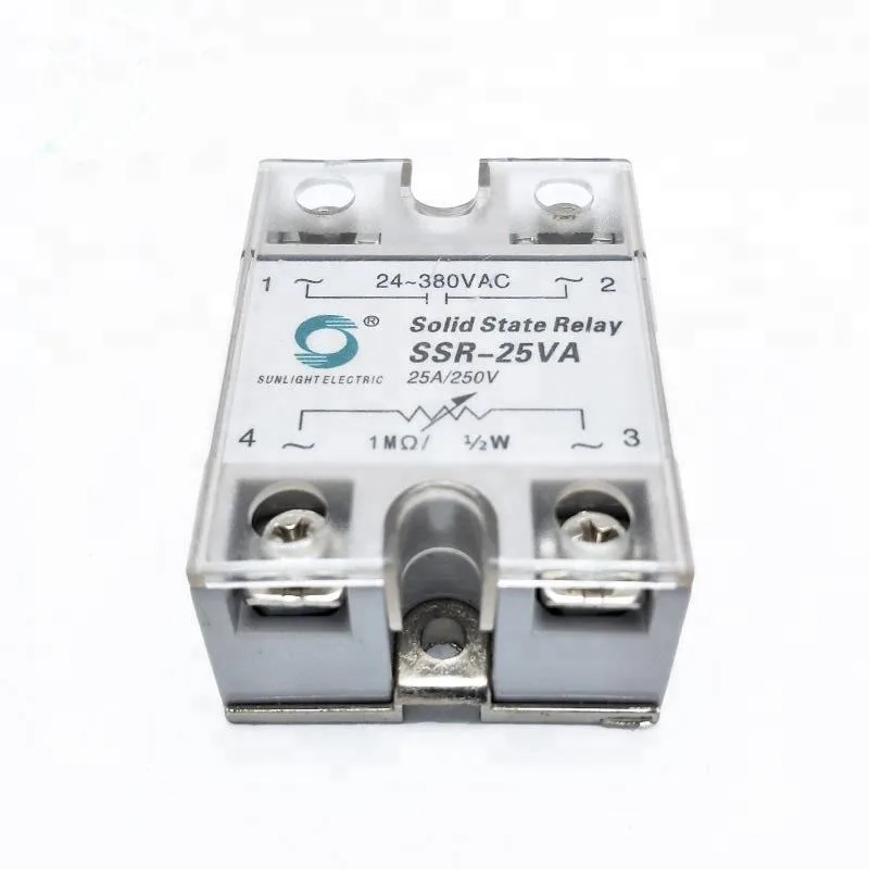 

10PCS SSR-25VA Single Phase Solid State Relay Regulator 25A SSR25VA