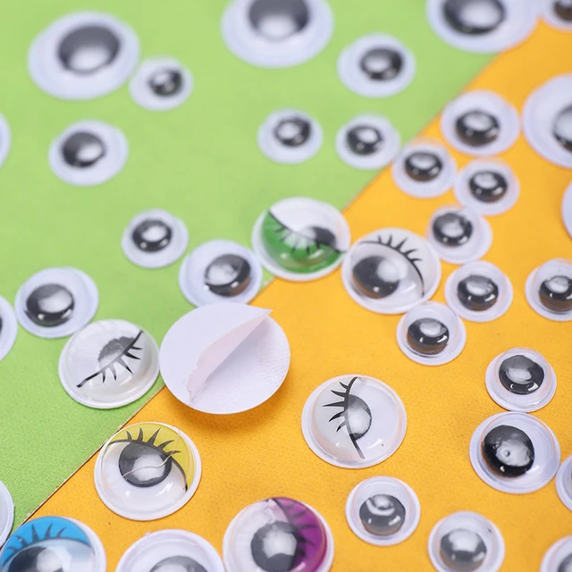100pc Black Plastic Eyes For Crafts Sew On Sew-on Wiggly Google Eyes  Plastic Cartoon Animal Eyeballs Eyes Dolls Accessories - Diy Craft Supplies  - AliExpress