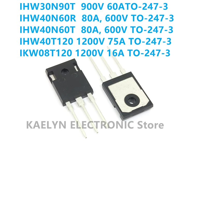 

10PCS/LOT IHW30N90TFKSA1 IHW40N60RFKSA1 IHW40N60TFKSA1 IHW40T120FKSA1 IKW08T120FKSA1 IGBT Trench Field Through Hole TO247-3-1