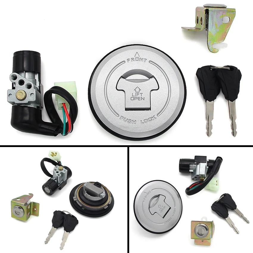 35010-K26-910 Passend für Honda MSX125 GROM125 AC 2014–2015 Jahre, Motorradzubehör, Zündschalter, Tankdeckel-Set – Detail 11