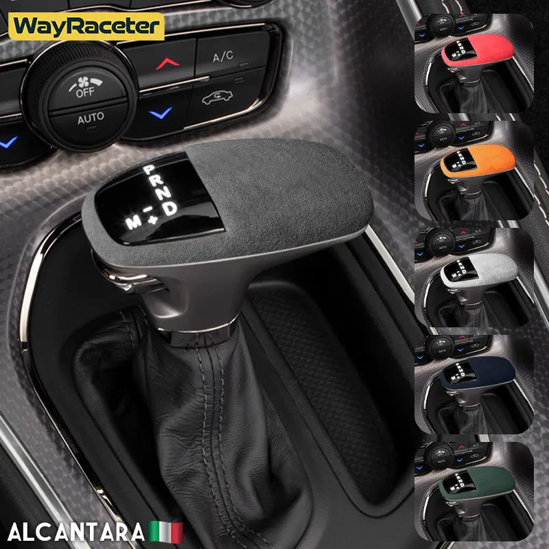 AlcantaraWrapABSCarGearShiftKnobCoverForDodgeDurango2021