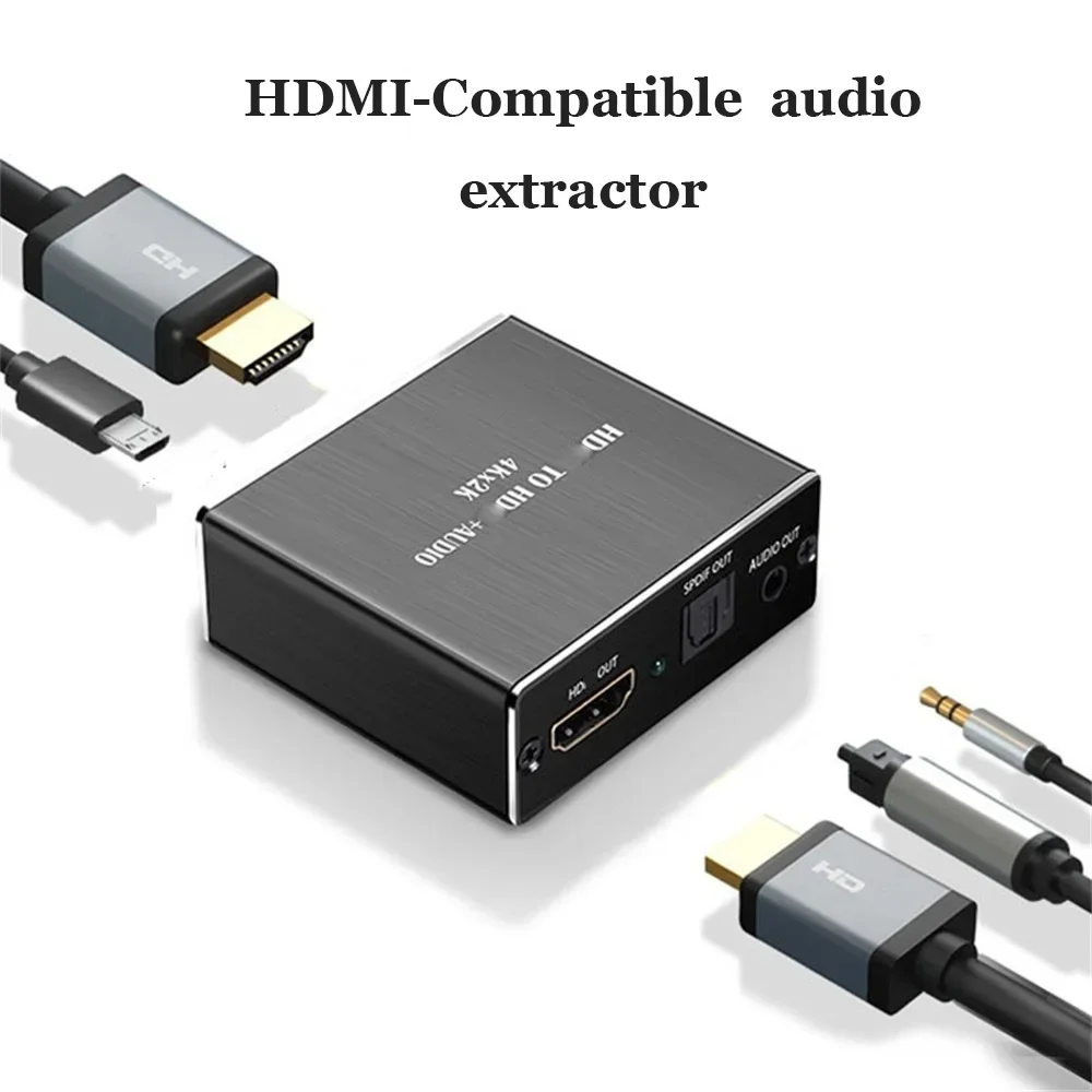 Audio Extractor Ps4 Slim Toslink VPFET 4K HDMI Audio Extractor