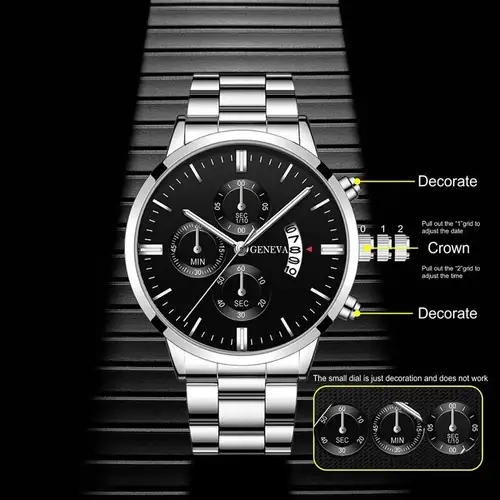 Fashion Men Watch Luxury Calendar Quartz Wrist Watch Business Watches Man Clock Male Bracelet Wristwatch - Image 2