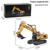 Children'S Large Alloy Remote Control Excavator 11 Channel Crawler Excavator Boy'S Engineering Remote Control Car Toy 3