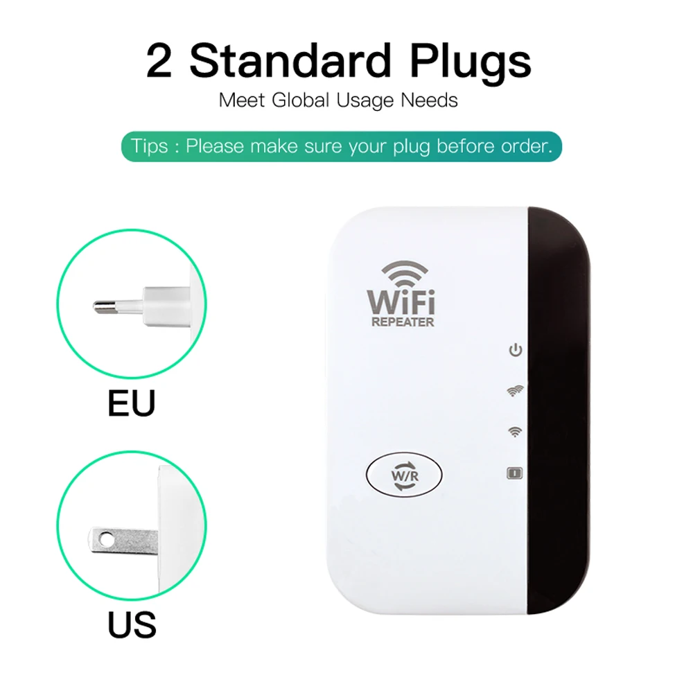 FENVI 300Mbps Wireless WiFi Range Extender & Amplifier