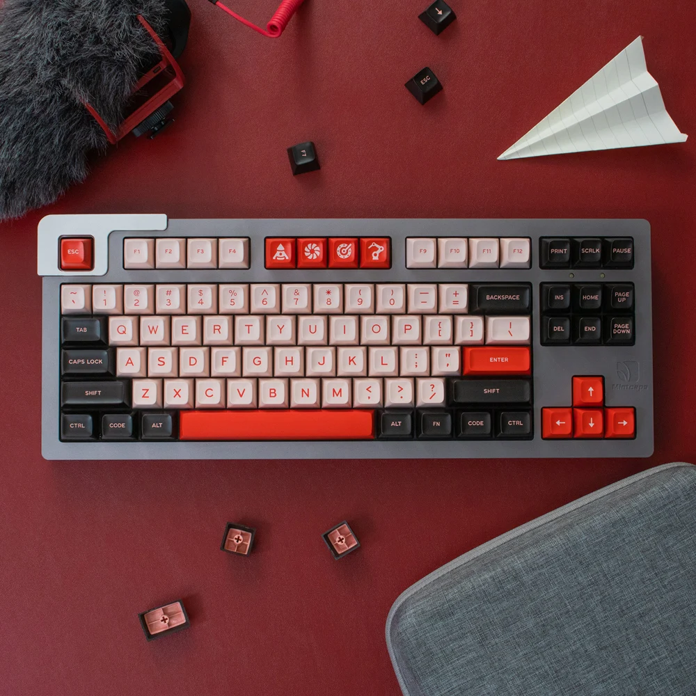 Gmk Daye Keycaps para Teclado Mecânico Grande Conjunto Completo Perfil SA Moldagem de Duas Cores 172 Teclas 64 68 960 Layouts - Imagem 2