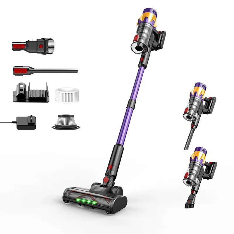 Handheld Brushless Vacuum Cleaner 550W High Power Multi-Functional Household Use