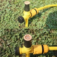 Garden Sprinkler 360° Rotation Irrigation Watering System Agriculture Ground Automatic Tube Adjustable Plug Buried Atomization 2