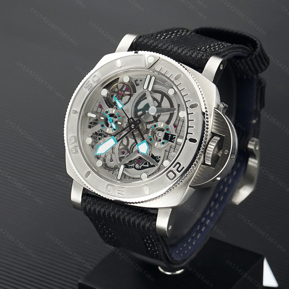 2022 Fashion New Products Sports and Leisure Men's Watch Stainless Steel Sapphire Crystal Self-winding Waterproof Sports Watch