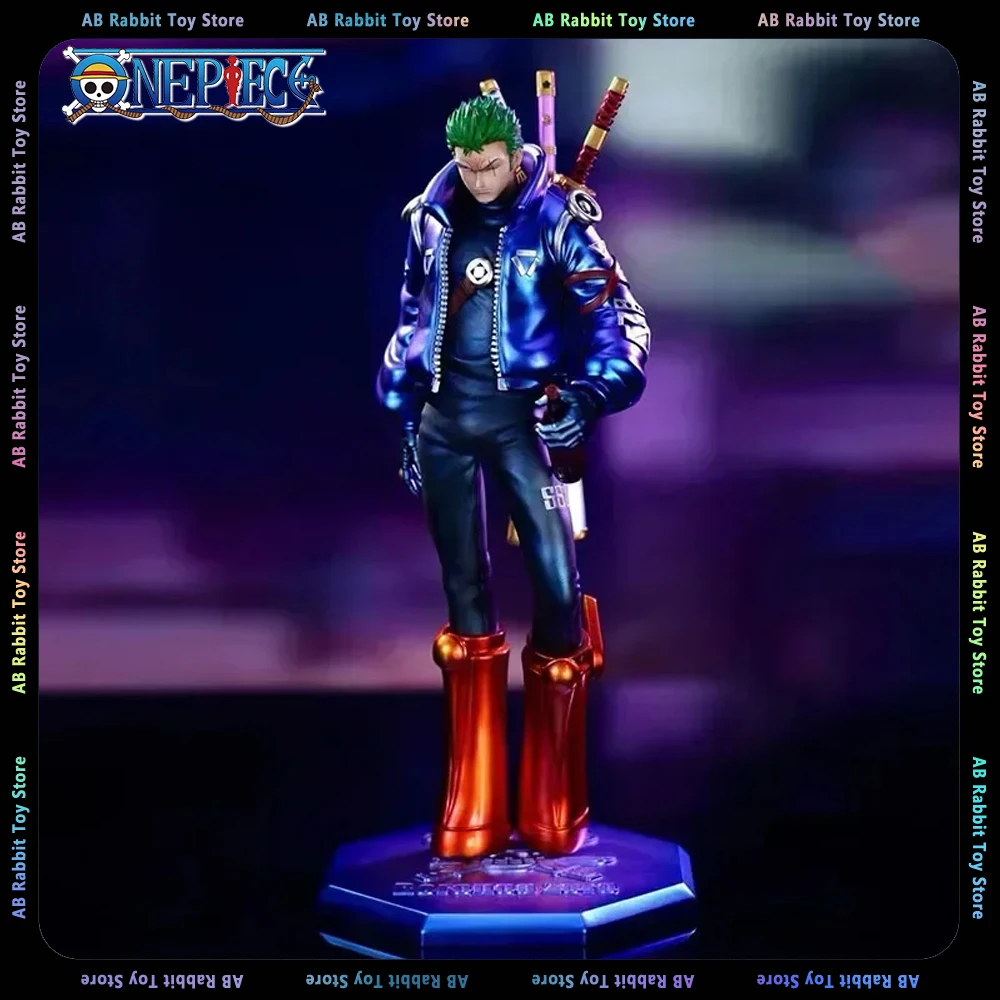 

One Piece Anime Figures 26cm Cyberpunk Zoro Figure Roronoa Zoro Action Figurine PVC Model Doll Collectible Decoration Toys Gifts