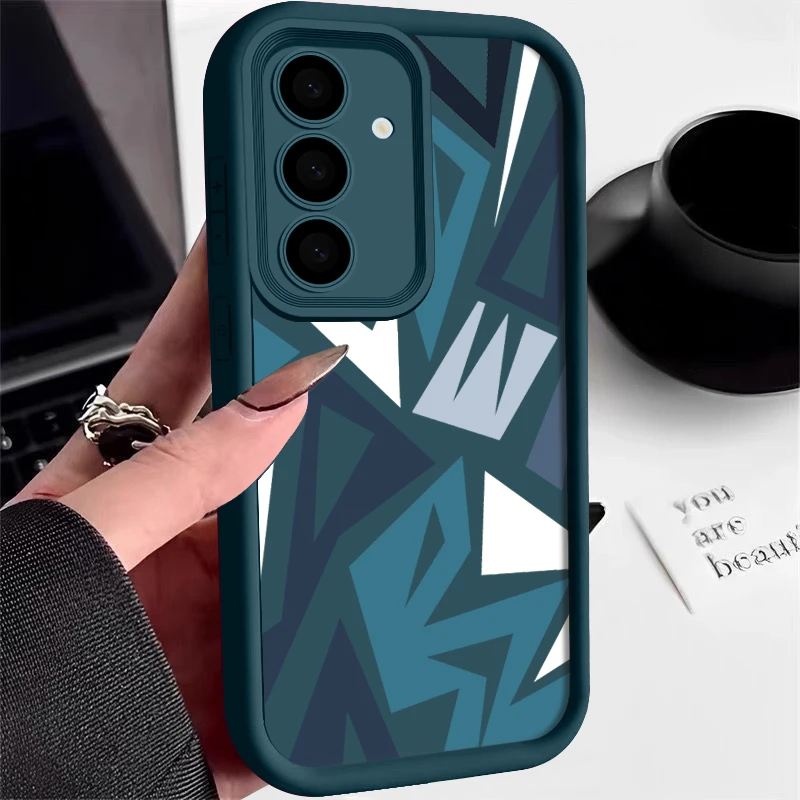 Splicing Geometric Design Phone Case