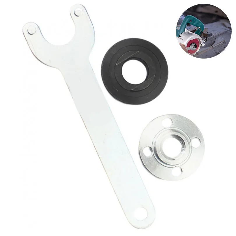 M14 Durable Lock Nut Flange Nut Inner and Outer Kit Angle Grinder Wrench for Grinder Accessories with Lock Nut Tool durable new quality controller switch angle grinder speed controller wear resistance accessories electric tool