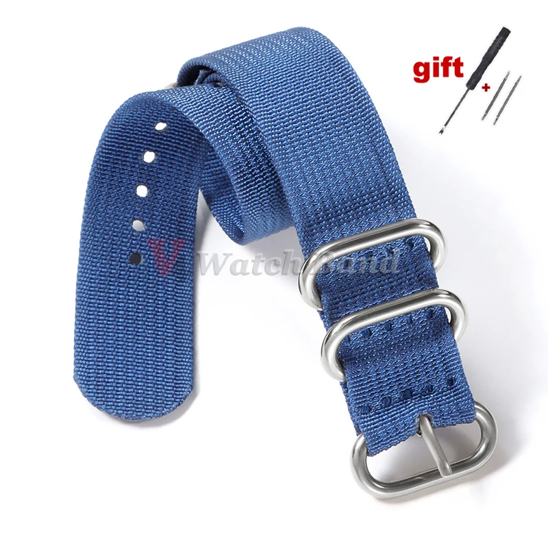 High-Density Durable Nylon Watch Band - Premium Fabric Braid Sport Wristband Accessories