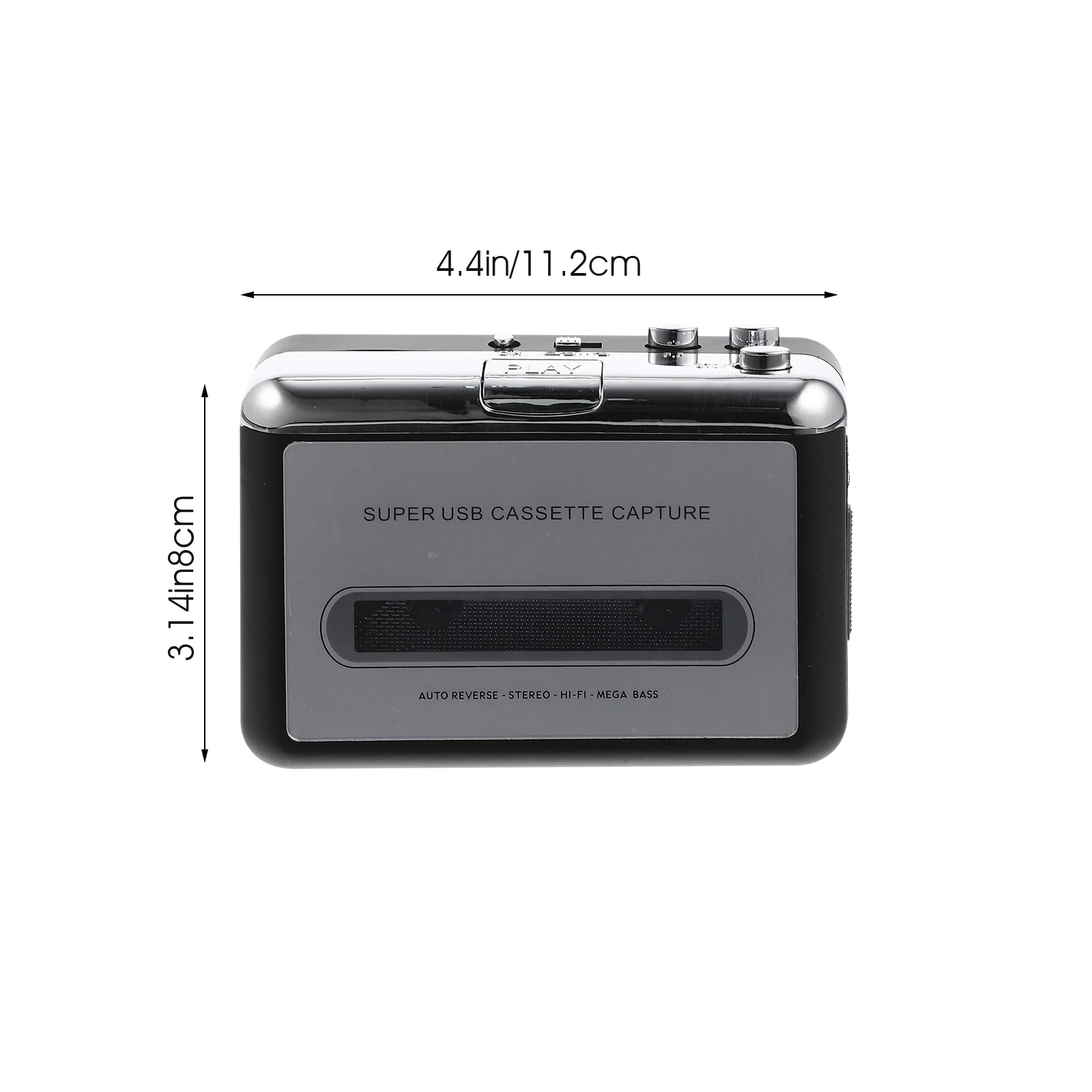 Portable Cassette Tape Transverter Usb Cassette Tape Converter Mp3 High Fidelity Music Player Transverter (Without )