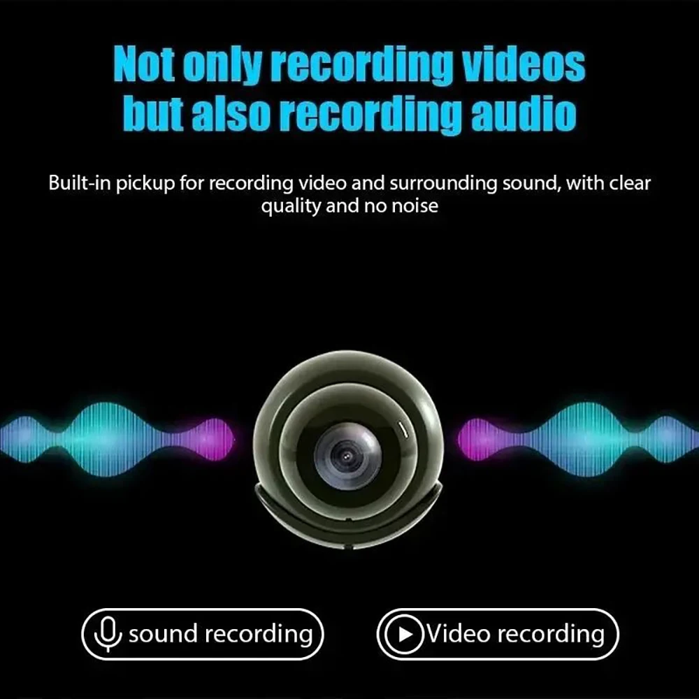 2.4G WiFi Camera Small Remote Monitoring Wireless Survival Camera Home Security Small Night Vision Network Camera 3