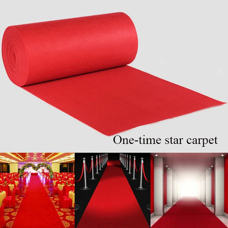 Tapis Rouge Mariage - 1x5 m  Tapis de Passage pour Événement