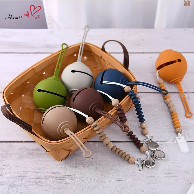 

New Silicone Baby Pacifier Holder Food Grade Silicone Infant Portable Soother Container Case Newborn Nipple Storage Box BPA Free