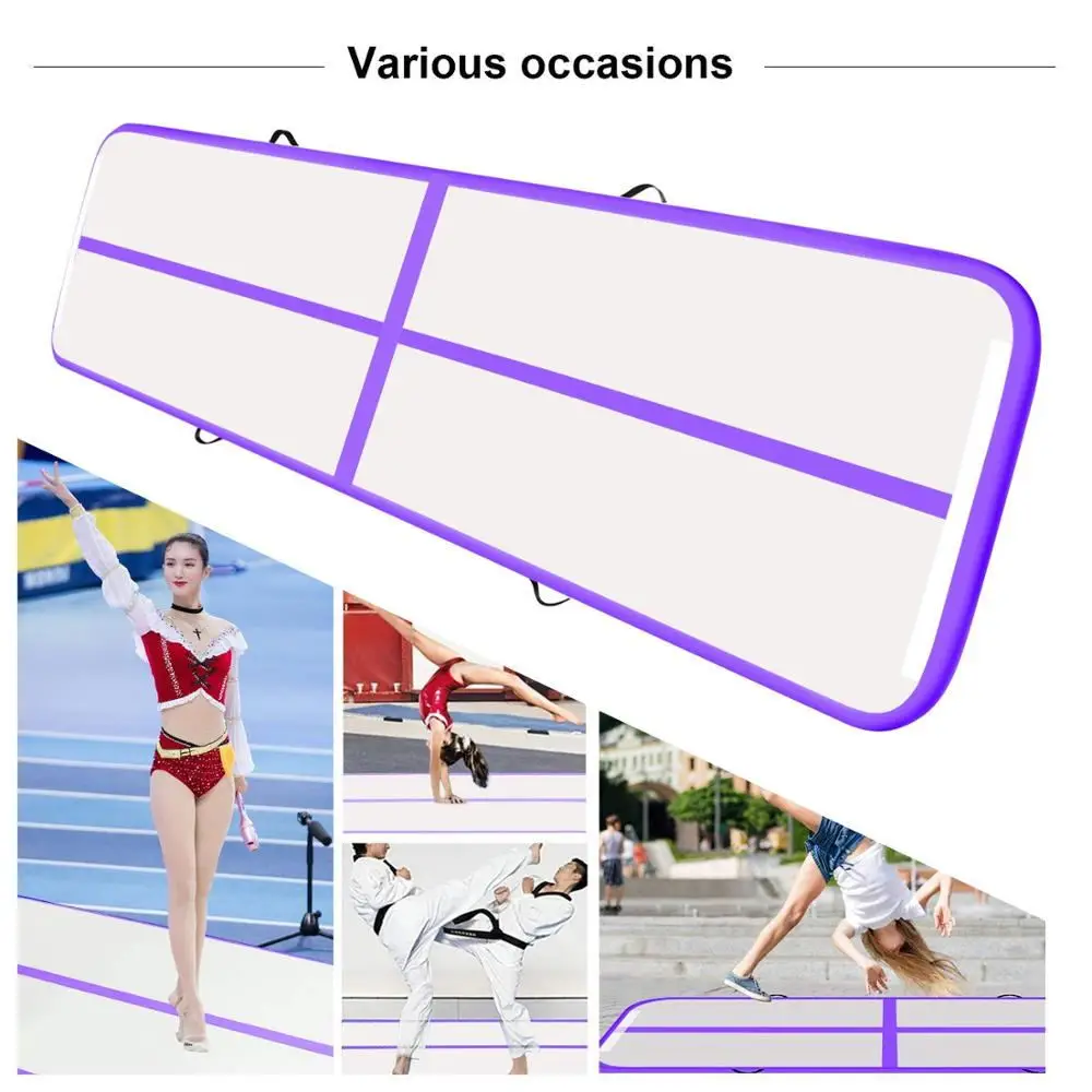 4 Meters Durable Inflatable Gymnastics Air Floor Mattress Yoga Mat Home Use Professional Training Sports GYM Mat with Pump Set S536f1cbc35f748edb24557331a2ee631X