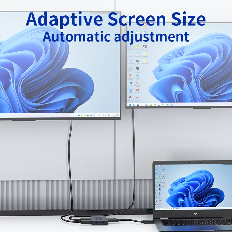 Unnlink Vídeo Divisor Hdmi em Saída 4k 30hz para Loja de tv Compartilhamento de Computador Monitores tv Projetores Home Auto - Imagem 4