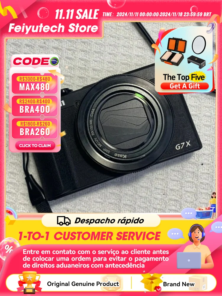 Canon PowerShot G7X Mark III Portable Small Card Digital Camera Optical Zoom 4K Video Anti Shake Vlog Live broadcast G7X3