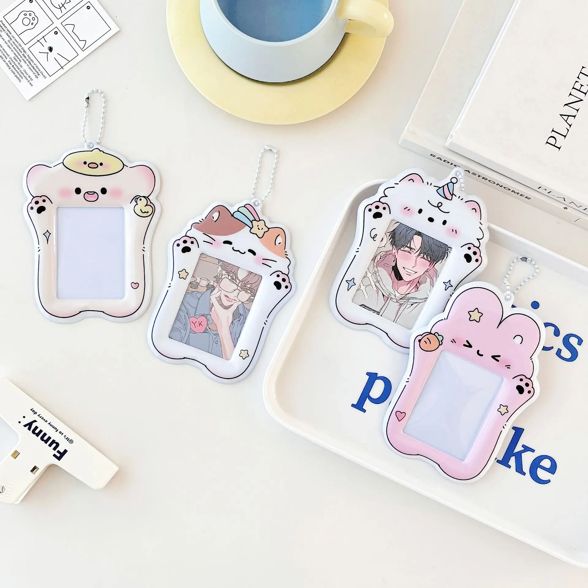 Cartoon 3 inch card sleeve pvc star card sleeve storage card sleeve card bag 6