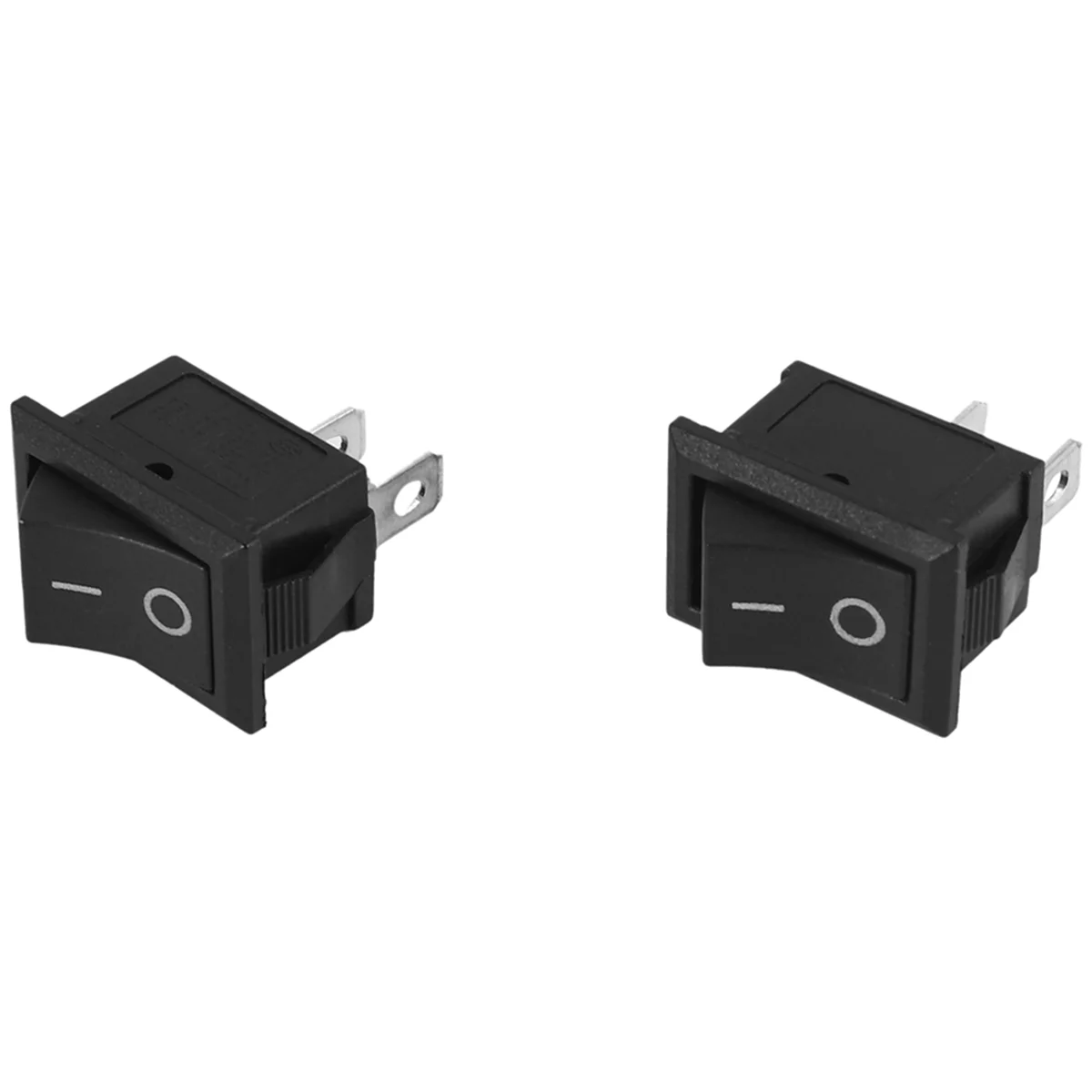 ABAN 2 Pcs 자동 자동차 AC 6A/250V 10A/125V 2 핀 2 위치 ON/OFF 로커 스위치 KCD1