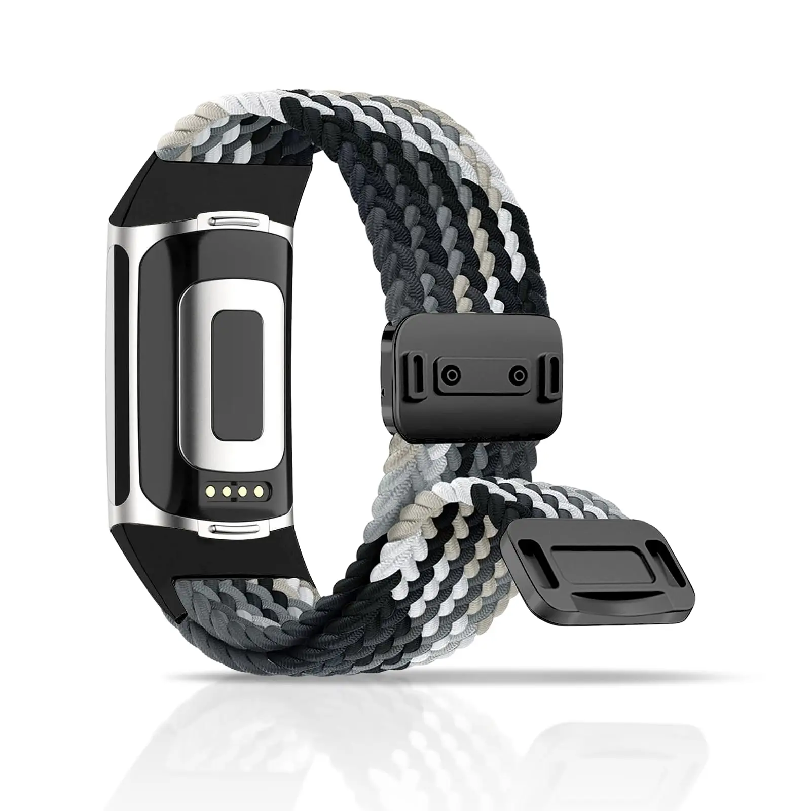 Braided Rainbow Color Band with Magnetic Quick Release Buckle
