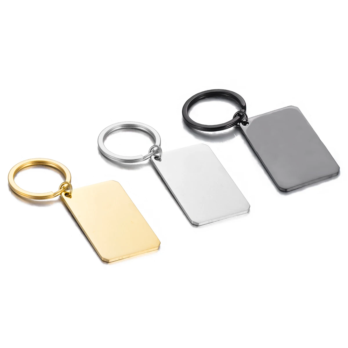 Keychain Rings 10mm Steel Disc, 120Pcs Round Metal Stamping Blanks