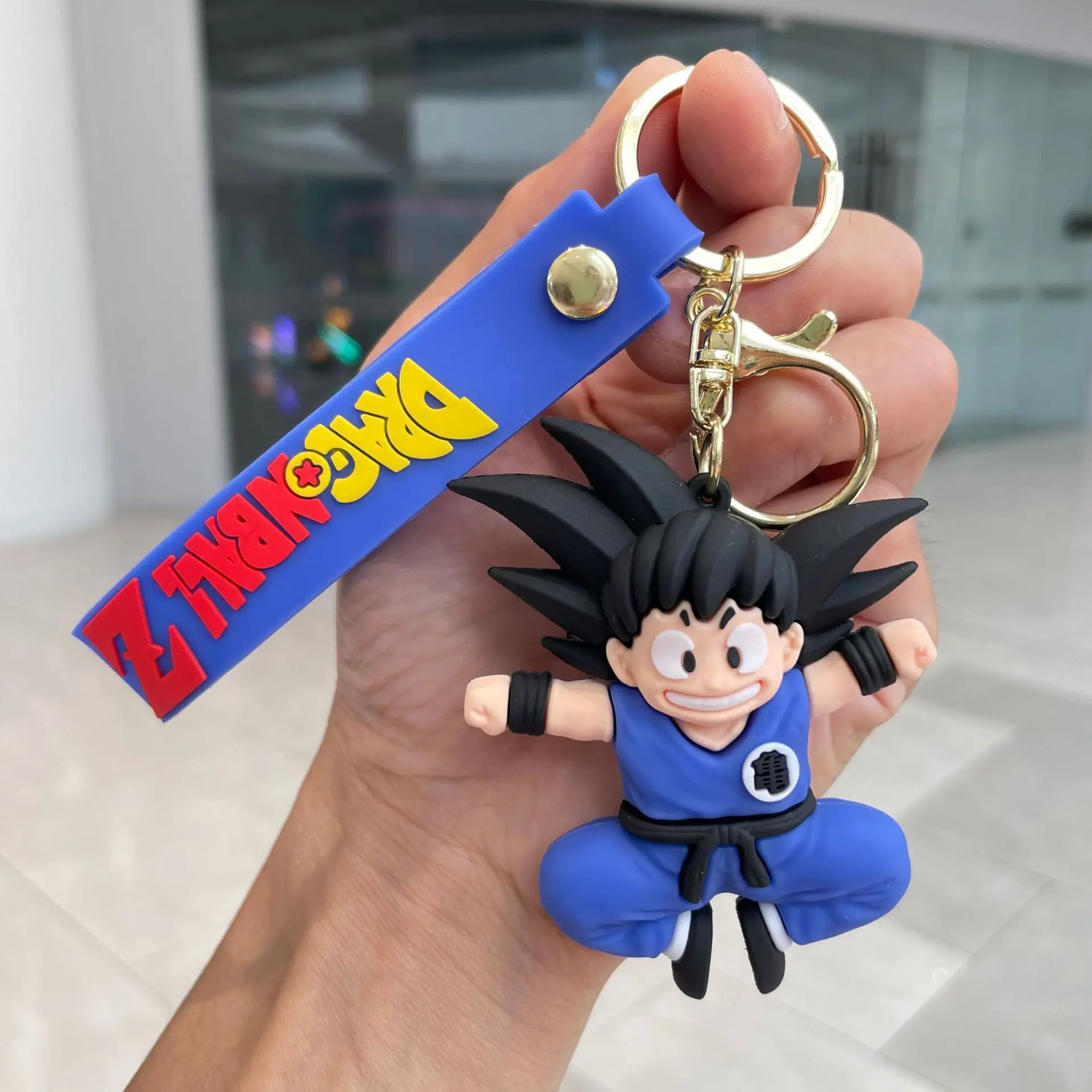 Dragon Ball Z Doll Pendant Decor Anime Childhood Son Goku Keychain - Main Image