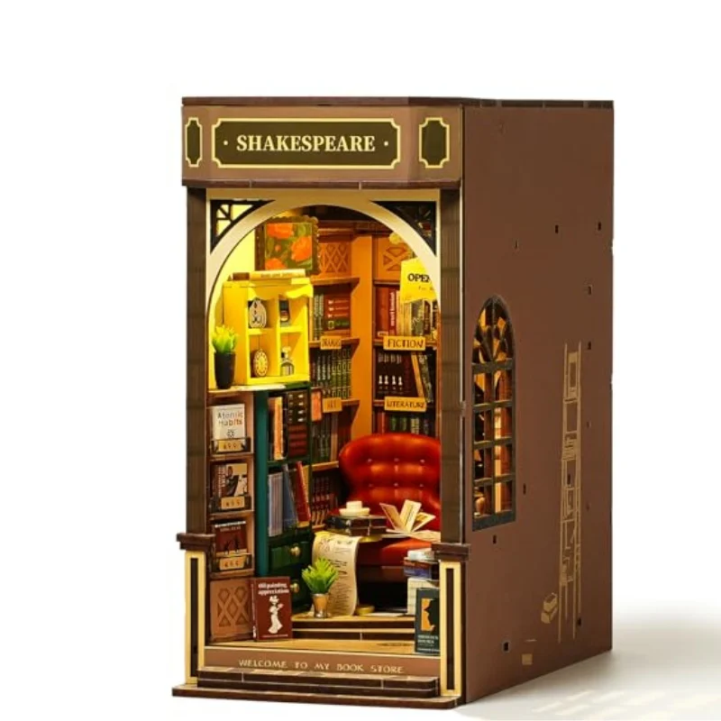 DIY Book Nook Kit with LED Lights