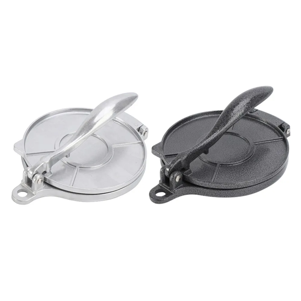 16/20cm DIY Tortilla Press Maker Aluminium Alloy Manual Corn Tortillas Dough Pressing Tools Kitchen Bakeware Cooking Accessories