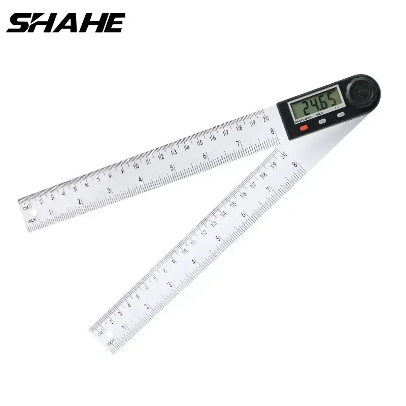 Digital Angle Protractor 200 300 mm Plastic Inclinometer