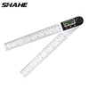 Shahe 200/300 mm Digital Angle Finde Plastic Digital Protractor Inclinometer Electron Goniometer Protractor Angle Ruler Meter 1