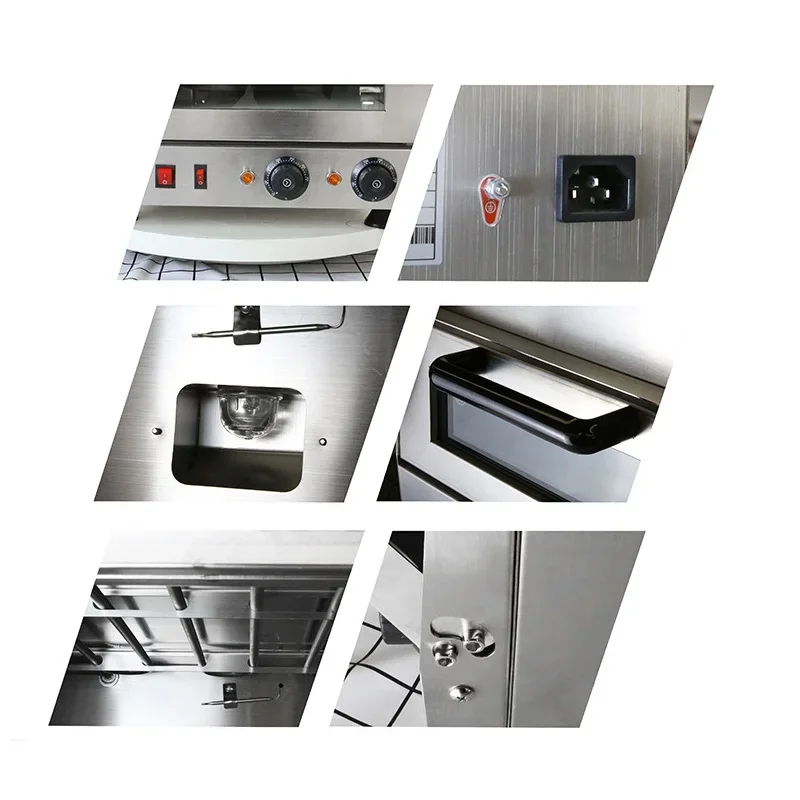 Electric Pizza Oven Commercial Portable Home Pizza Oven Multifunction Baking Machine Toaster Dessert Cake Maker Barbecue