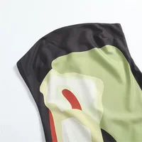 Sexy Strapless Backless Printed Long Dress Women Fashion Sleeveless Off Shoulder Vestidos 2024 Summer Lady Party Evening Robes - Image 3