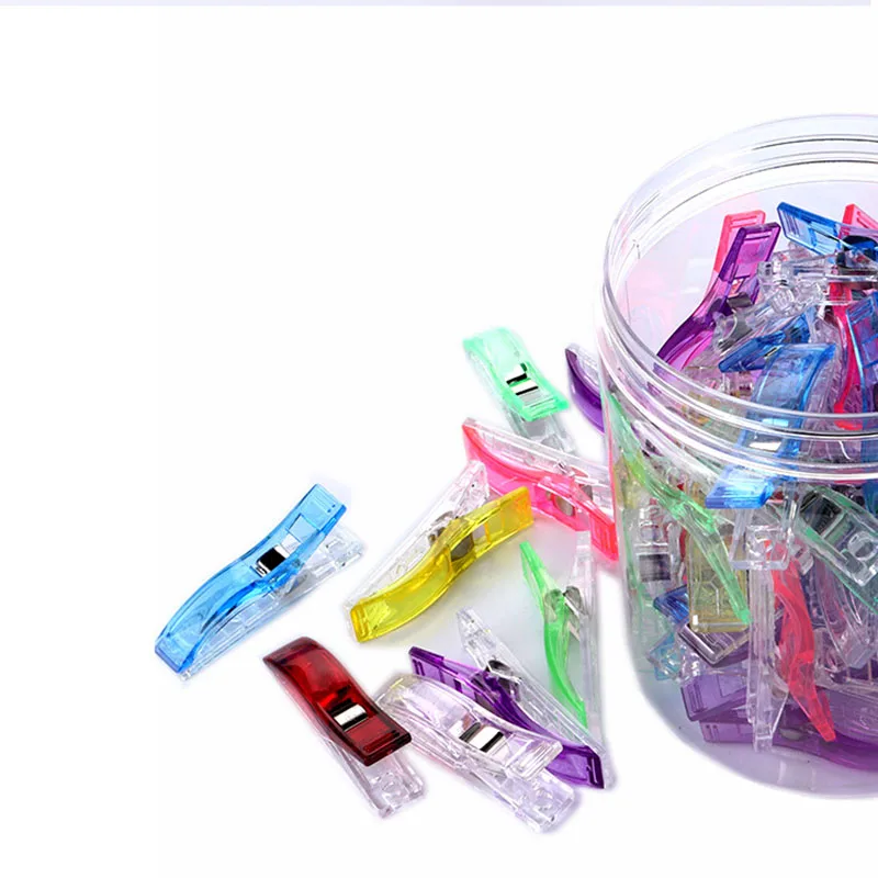 Sewing Clips Garment Clips Plastic Clips 20PCS Big Clips Multicolor Patchwork Sewing Hemming Tool Accessory Quilting Plastic Clip DIY Crafts Accessories Pince Coutur