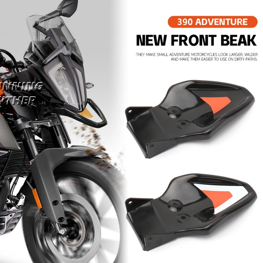 

For 390 Adventure ADV 390ADVENTURE 390ADV Motorcycle Accessories New Front Beak Fairing Extension Wheel Extender Fender Cover