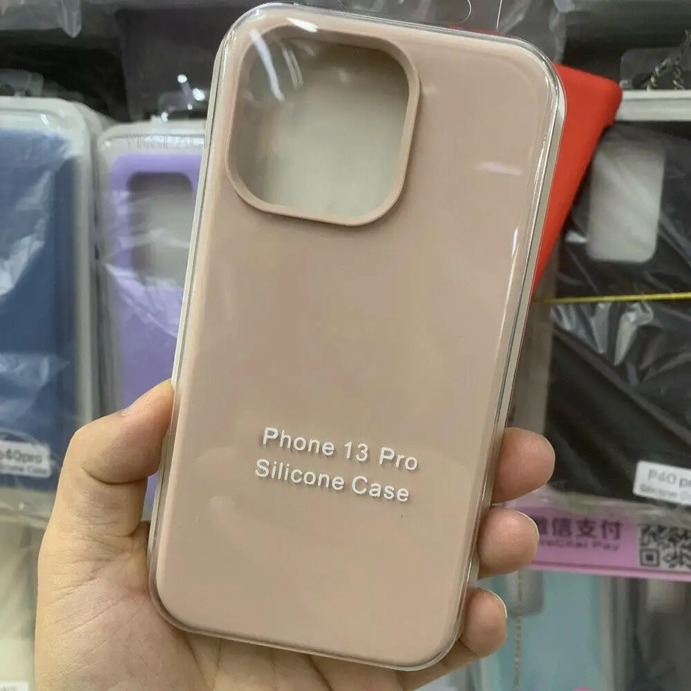 Luxury Candy Color Liquid Silicone Soft Matte Phone Case