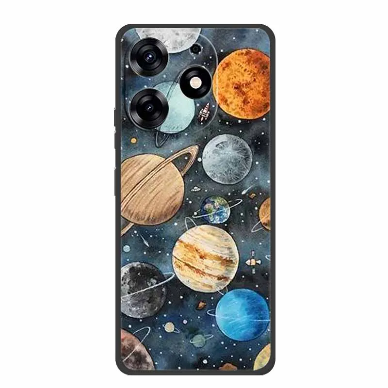 Black Silicone Soft Back Cover Case