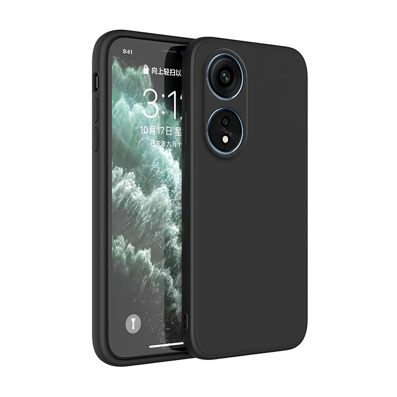 Luxury Liquid Silicone Shockproof Soft Back Cover Case - Premium Design
