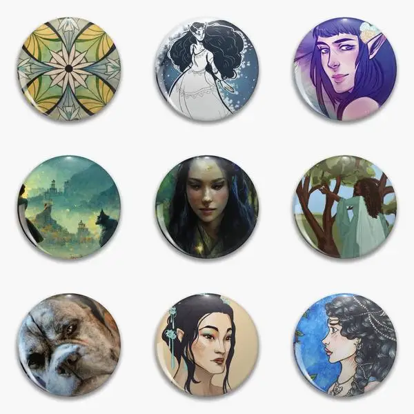 Luthien Silmarillion Dancing For In Soft Button Pin Cartoon Moda Creativa Vestiti Carini Colletto Donna Spilla Decor Cappello Regalo