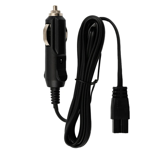 Power Adapter Cigarette Lighter Plug In Cooler Car Cooler Cool Box Fridge 2Pin Charger Lead Cable