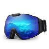MAXJULI Ski Goggles,OTG Anti-Fog Winter Sport Snowboard Skate Snowmoblie Double Layer Spherical Lens Snow Goggles Men Women M4 1
