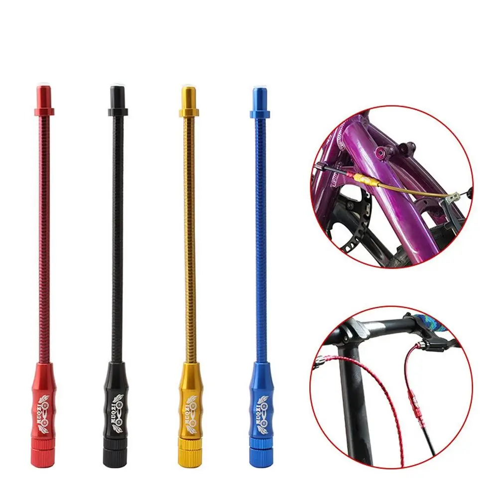 

Accessories Bendable Bike Brake Noodles Protector Extended Noodle Cable Guide Brake Bent Pipe Spring Elbow V Brake Elbow