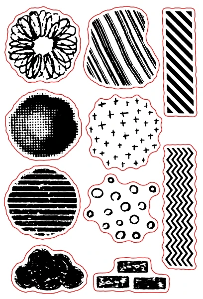 Milk Tea Transparent Silicone Stamp for DIY Scrapbooking and Photo Album Decoration