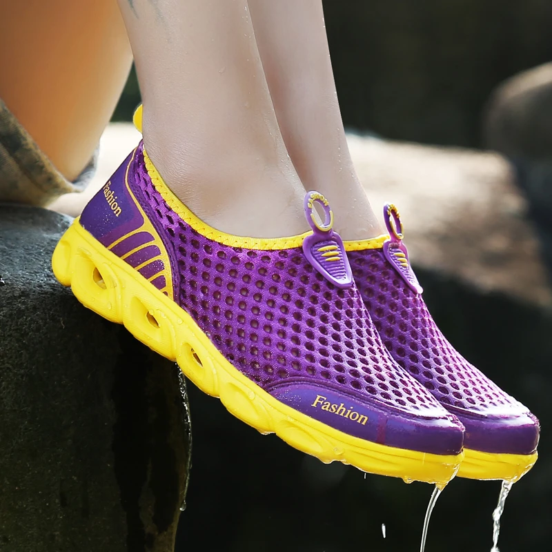 Water Shoes Aqua Shoes Men Outdoor Breathable Quick Dry Anti-skid Sport Footwear Large Size 36-45