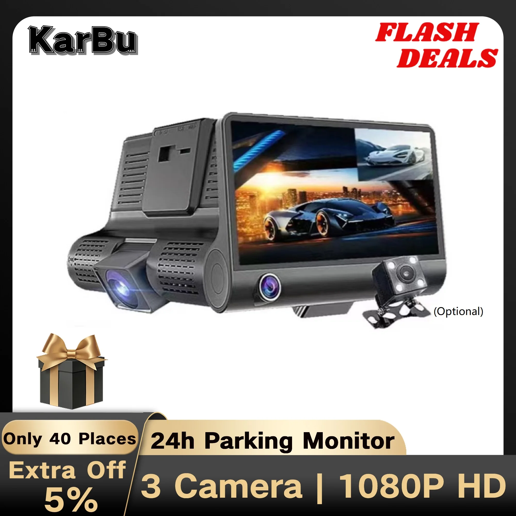 Dash Cam 4K WIFI Camera For Car Dashcam 24h Parking Monitor Front And Rear  Dual Dvrs Night Vision Kamera Samochodowa Rejestrator - AliExpress