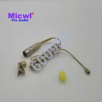 MICWL A5-TH Micro Mini Microphone à revers Lavalier omnidirectionnel à clipser pour Audio Technica poche sans fil Hirose 4 broches 5